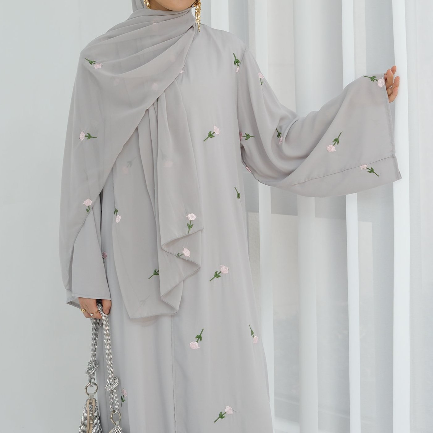 Rose Abaya