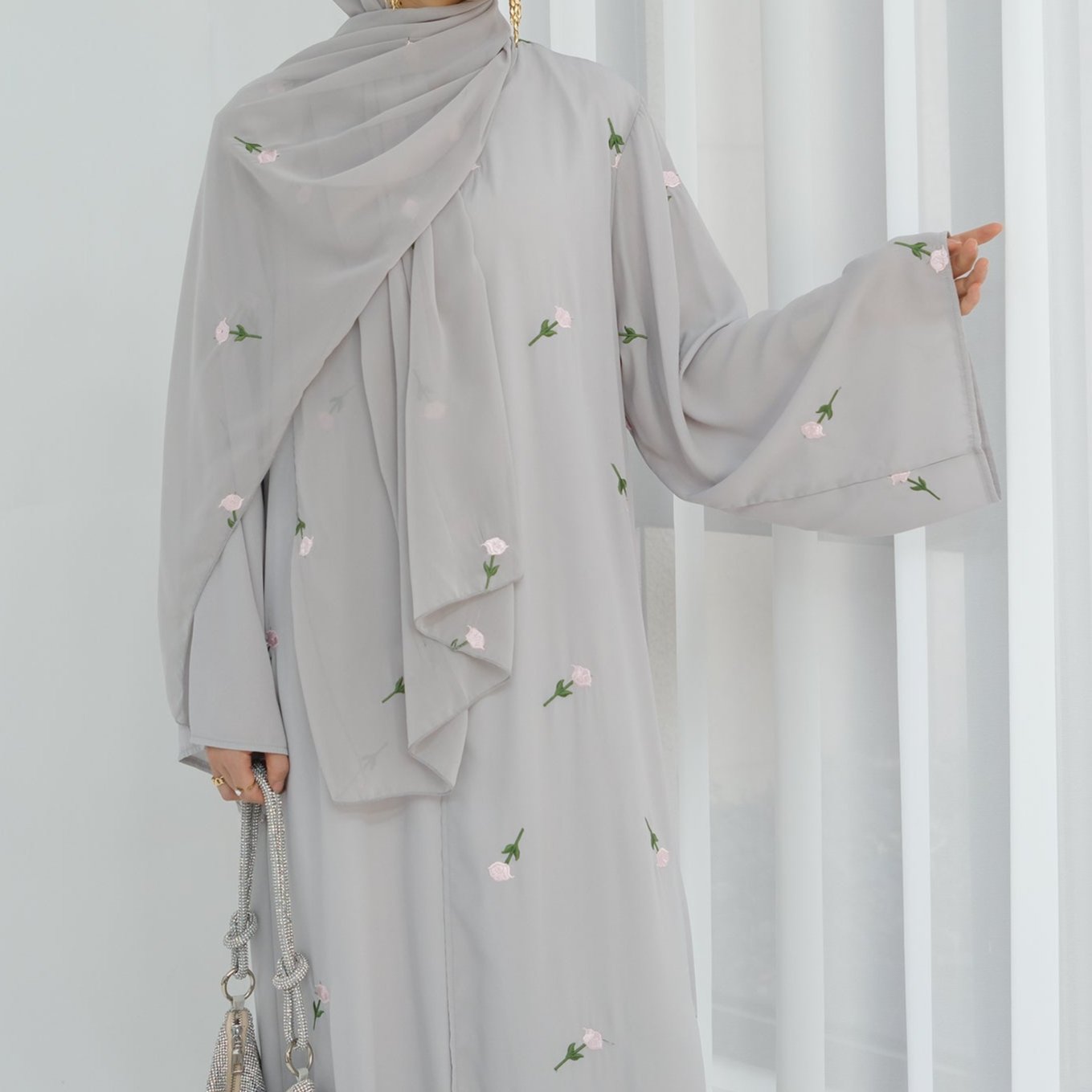 Rose Abaya