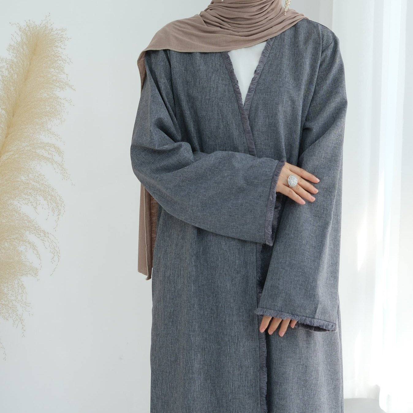 Ruffle Abaya