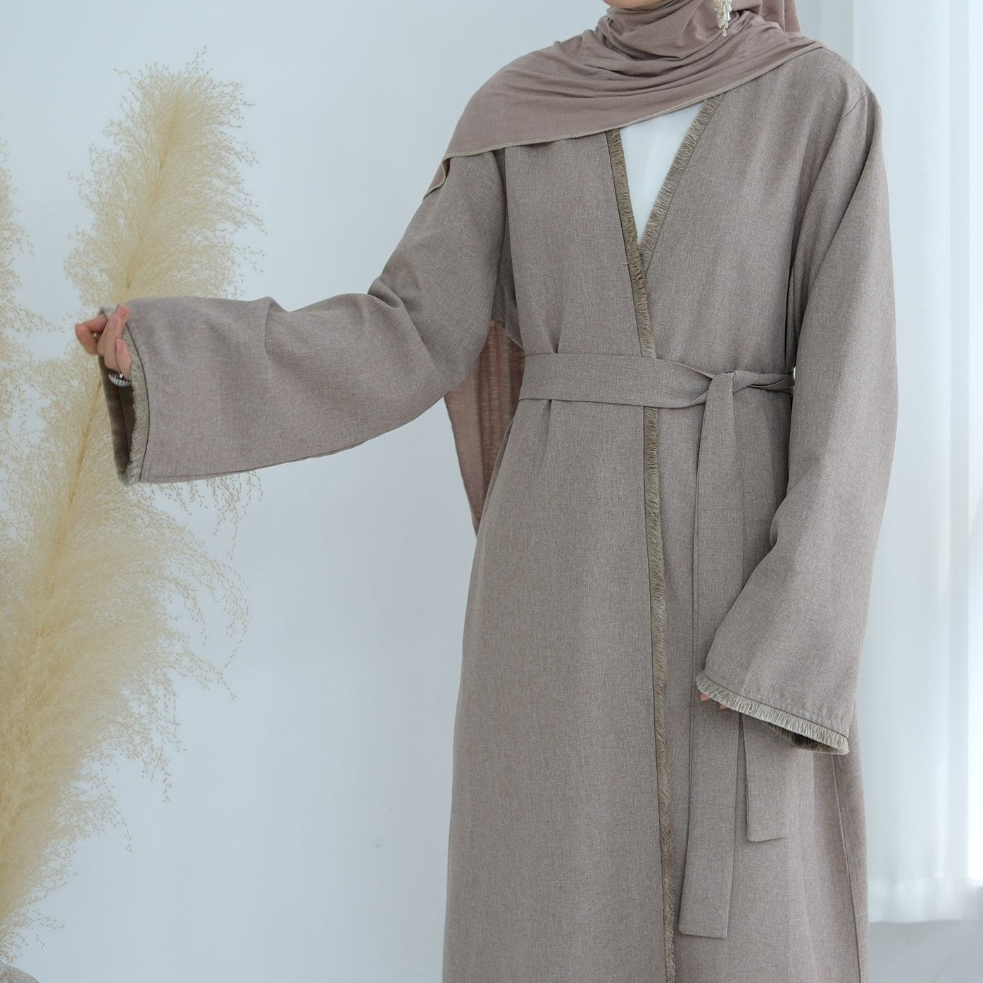 Ruffle Abaya