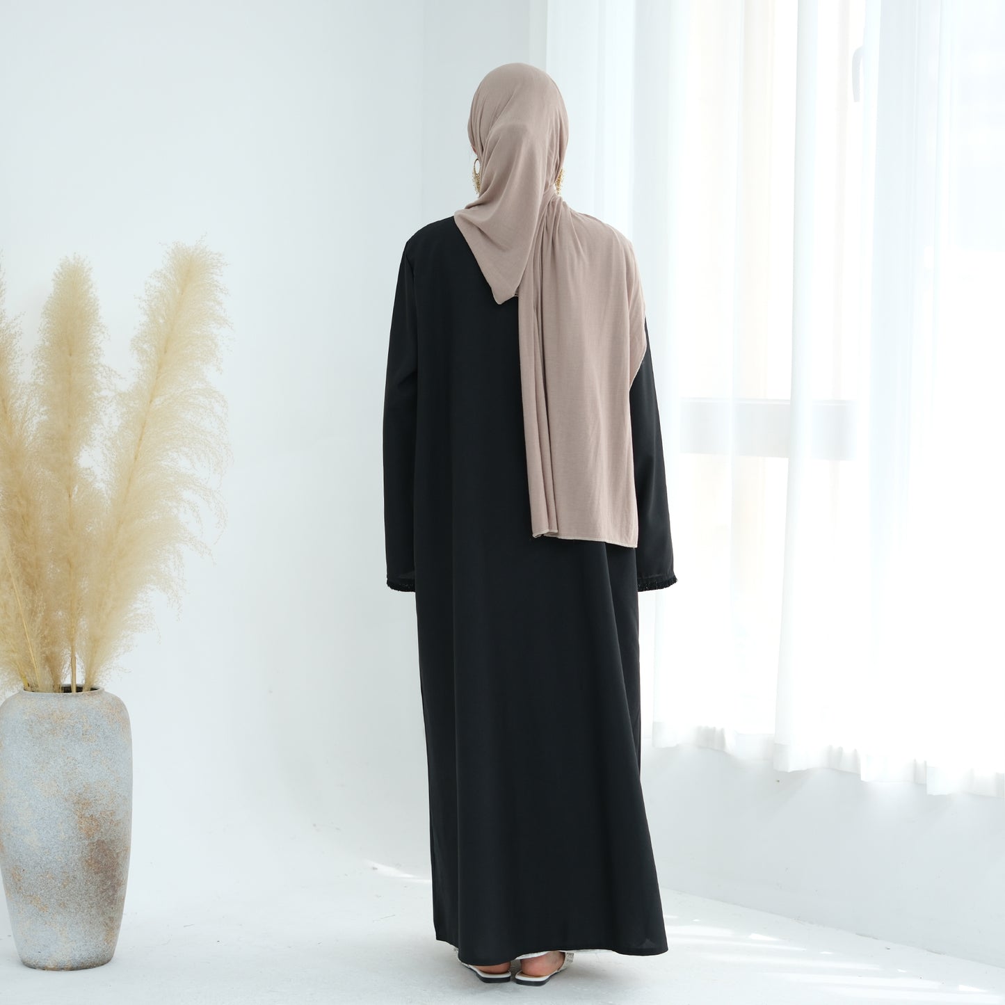 Ruffle Abaya