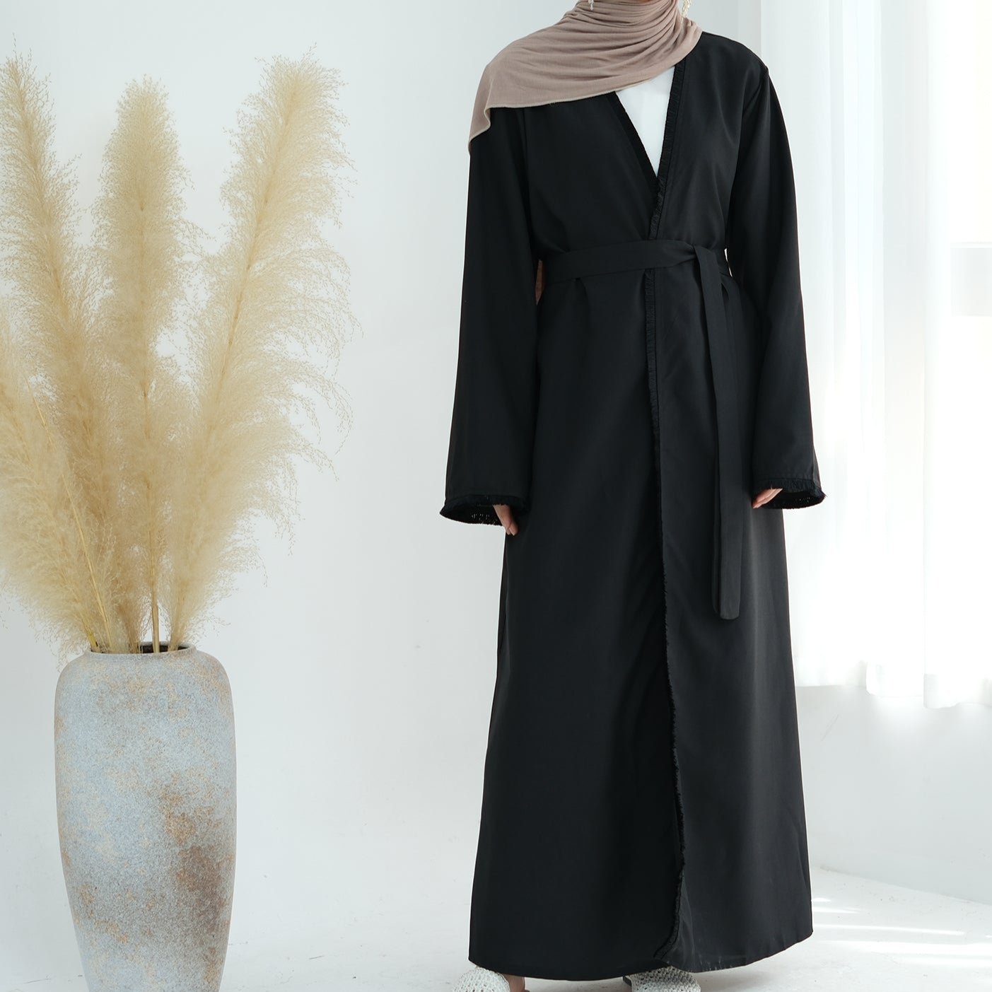 Ruffle Abaya