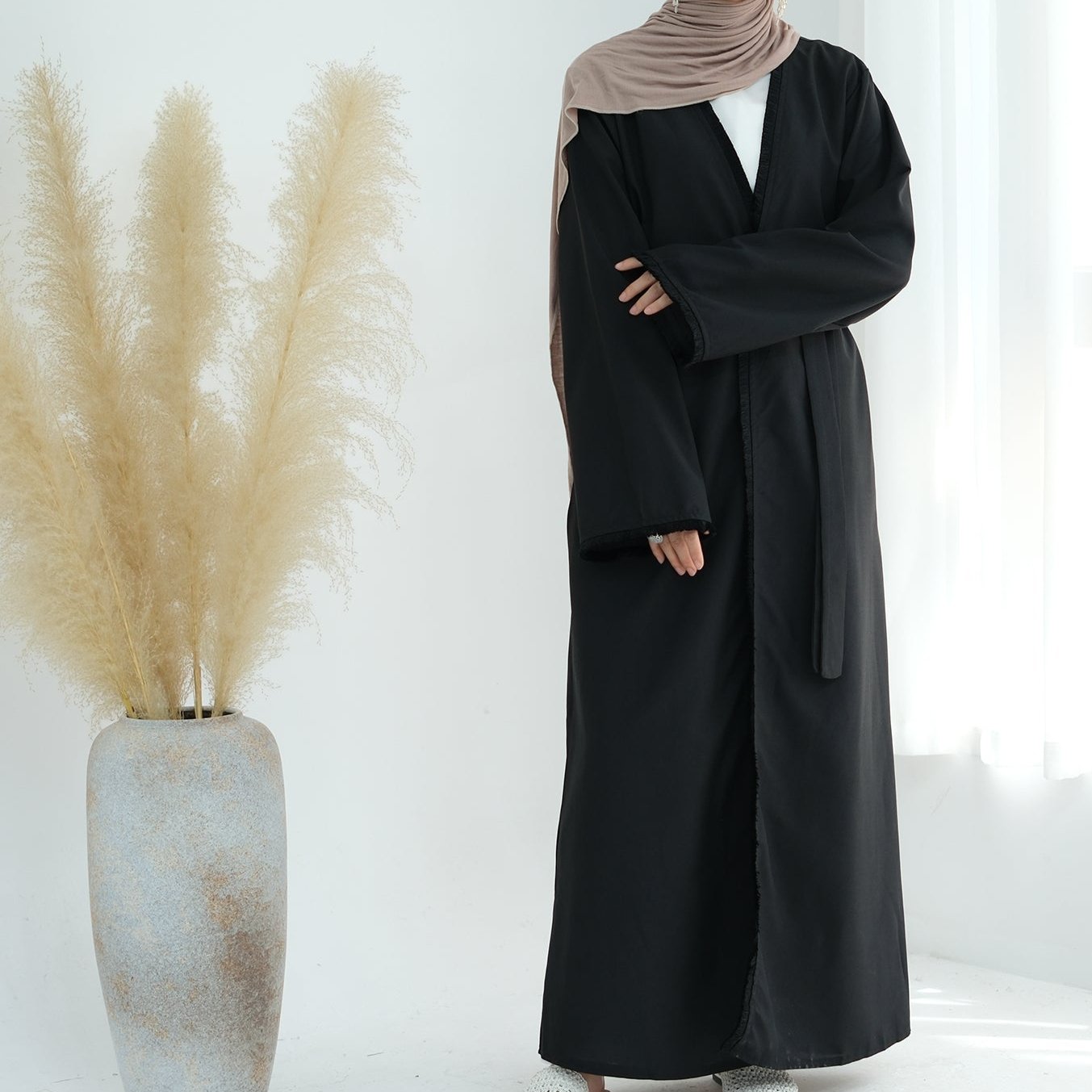 Ruffle Abaya