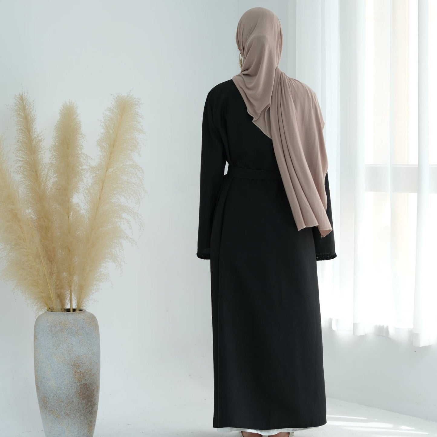 Ruffle Abaya