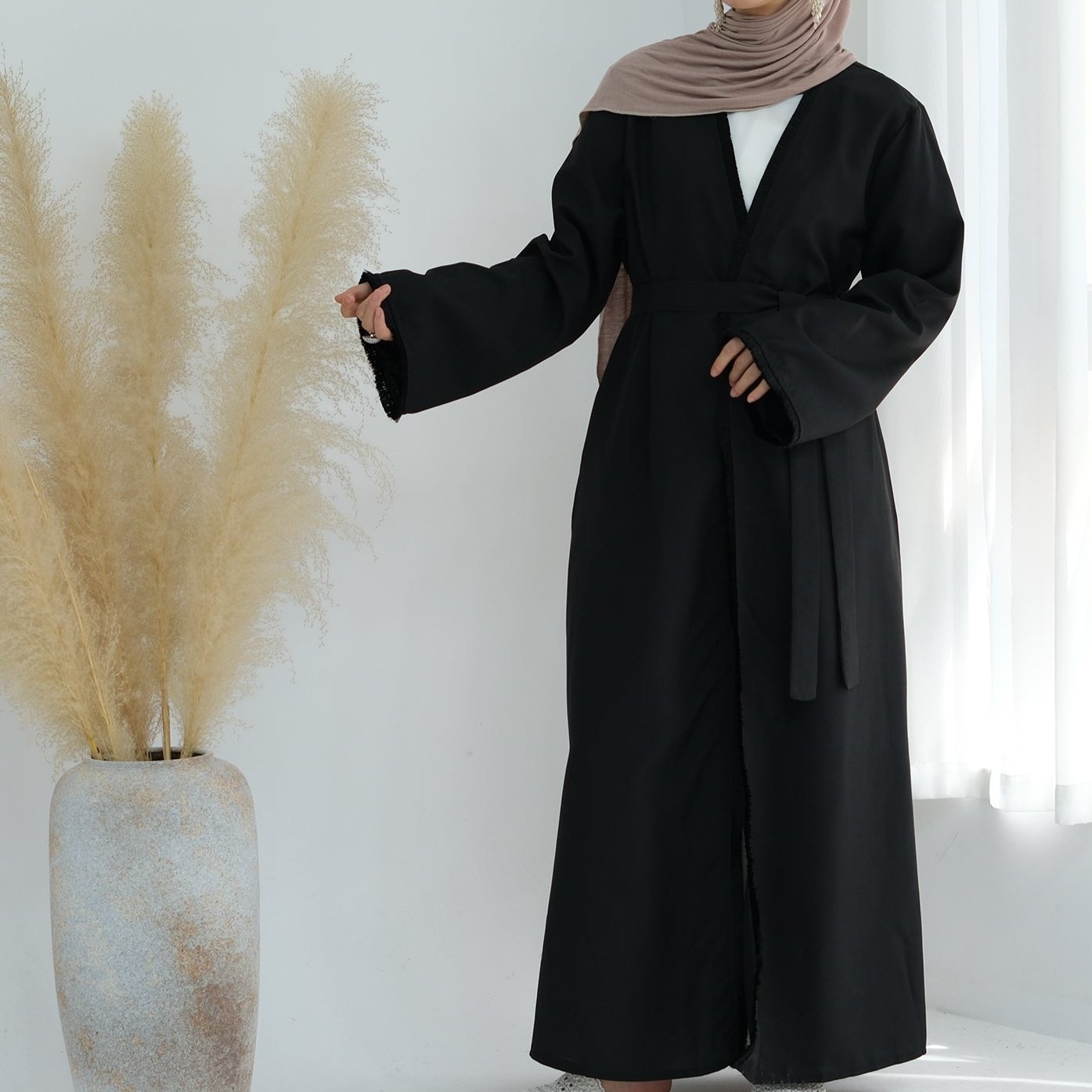 Ruffle Abaya