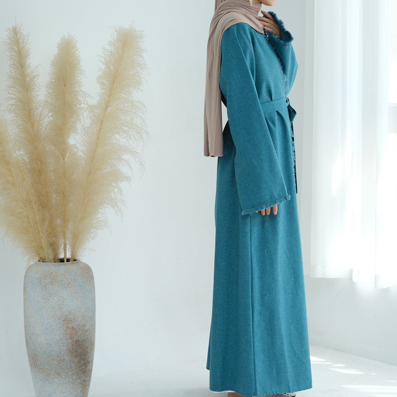Ruffle Abaya