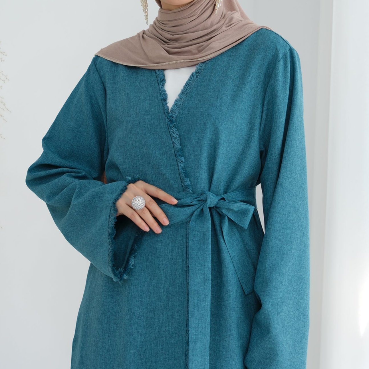 Ruffle Abaya