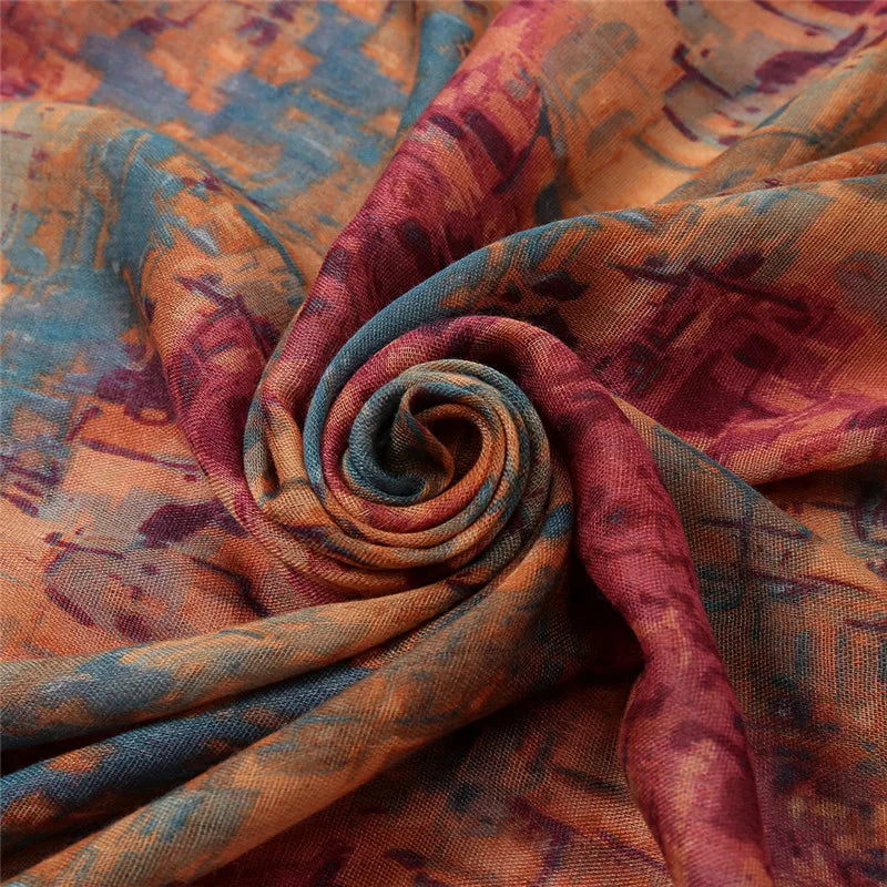 Floral Viscose Hijab