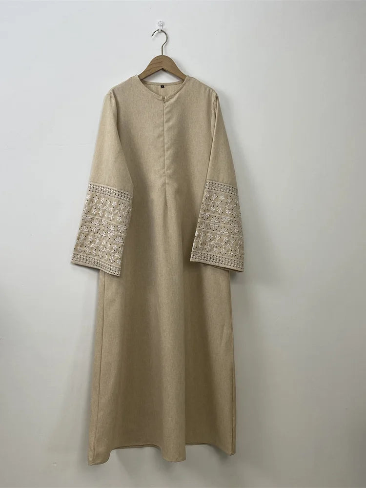 Inara Linen Abaya