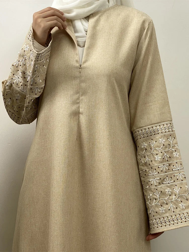 Inara Linen Abaya