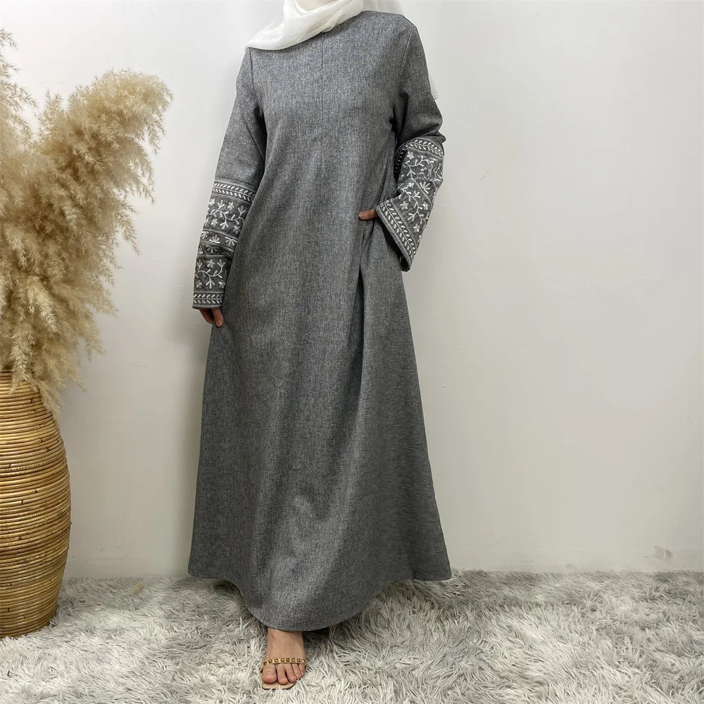 Inara Linen Abaya