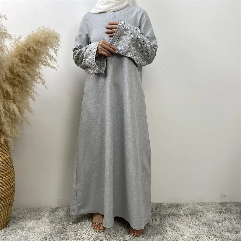 Inara Linen Abaya