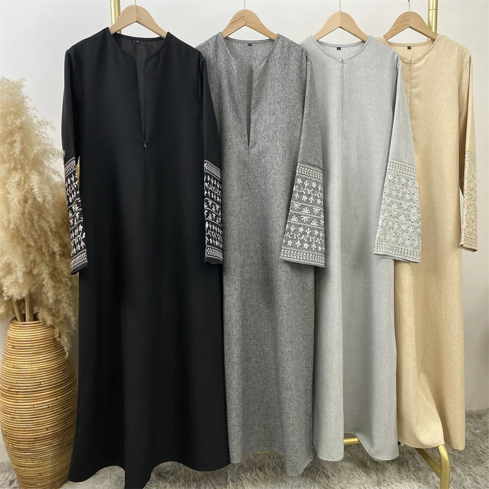 Inara Linen Abaya