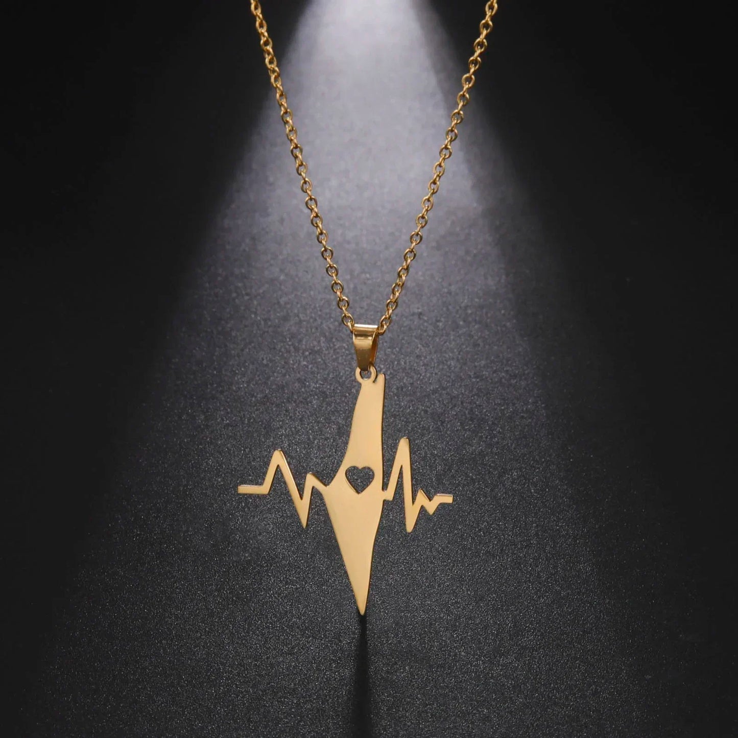 Palestine Heartbeat Necklace