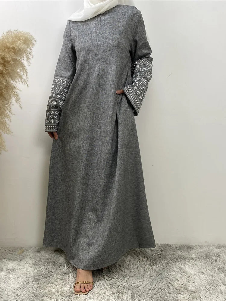 Inara Linen Abaya