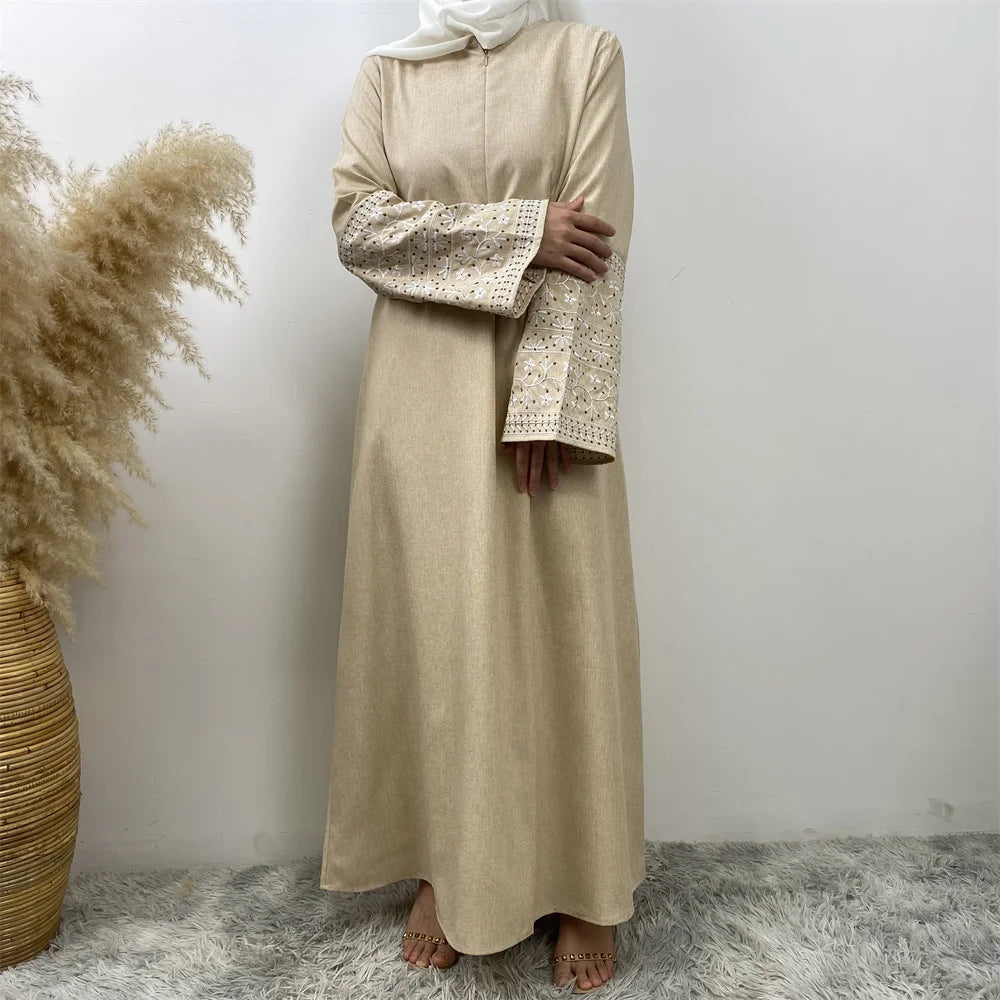 Inara Linen Abaya