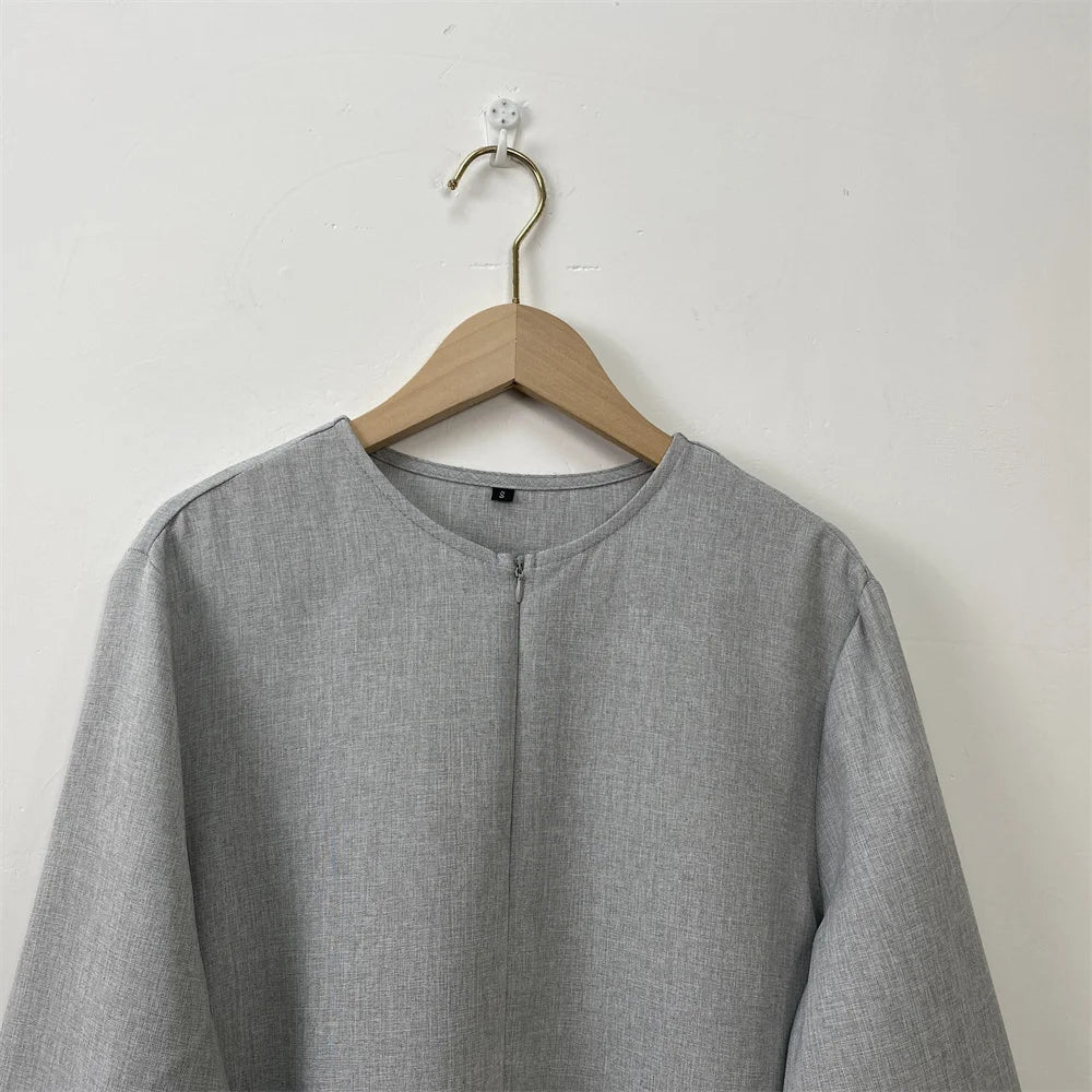Inara Linen Abaya