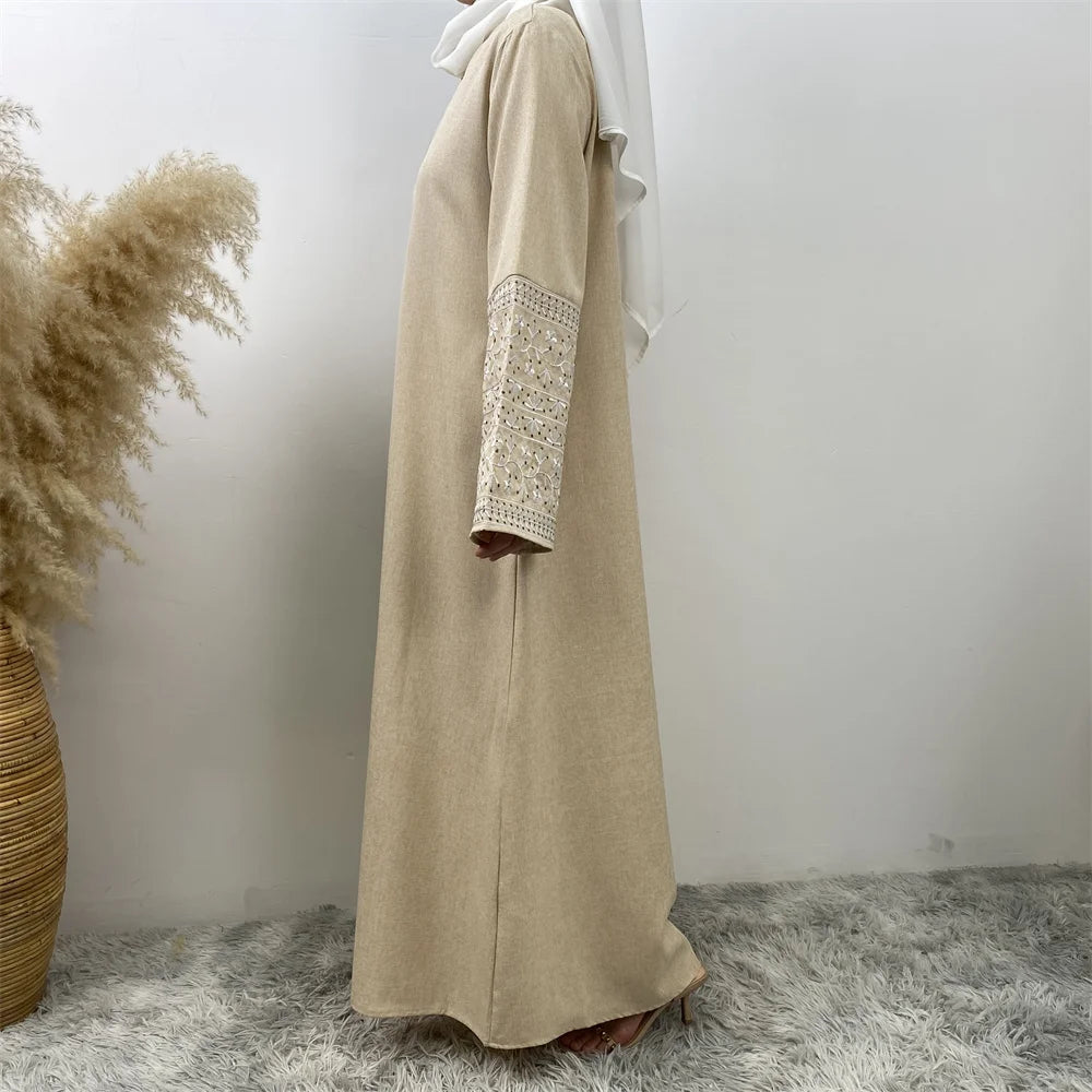 Inara Linen Abaya
