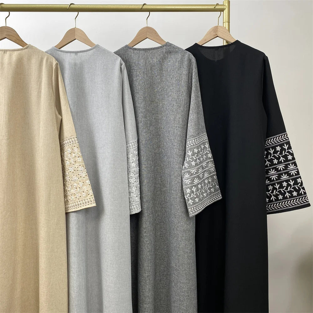Inara Linen Abaya