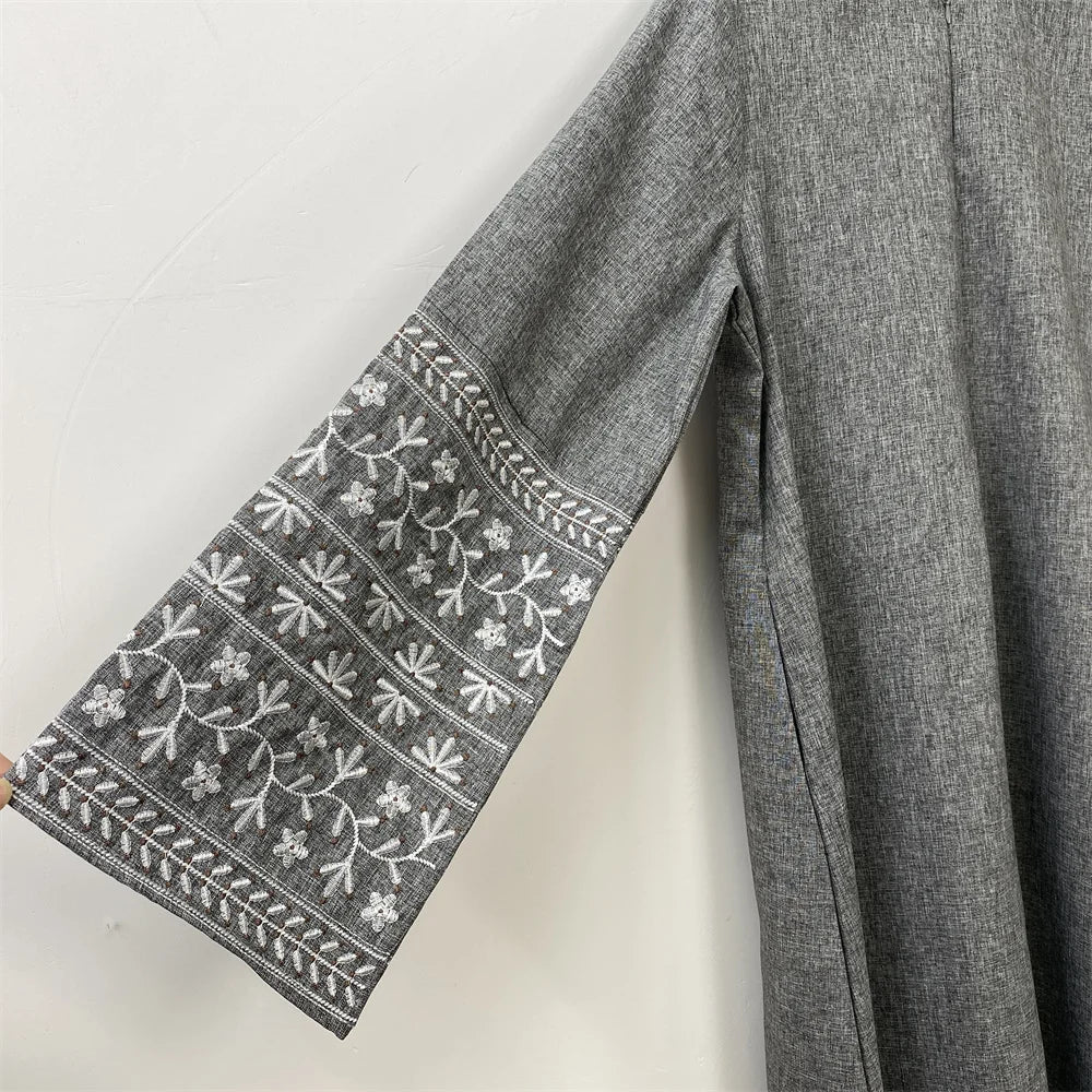 Inara Linen Abaya
