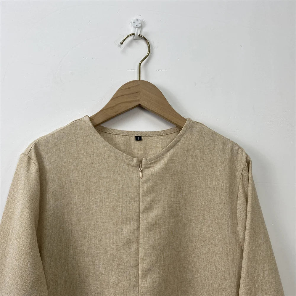 Inara Linen Abaya