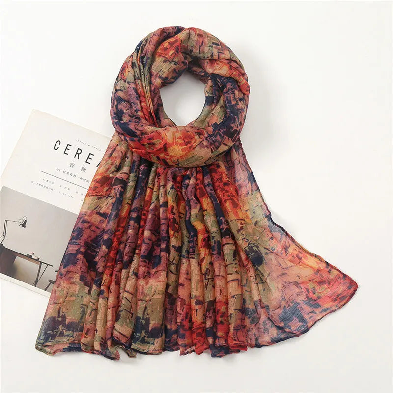 Floral Viscose Hijab
