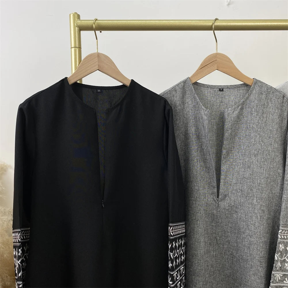 Inara Linen Abaya