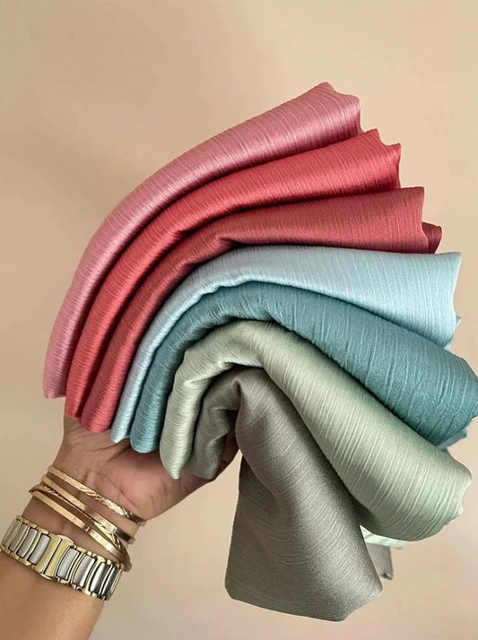 Satin Crinkle Hijab