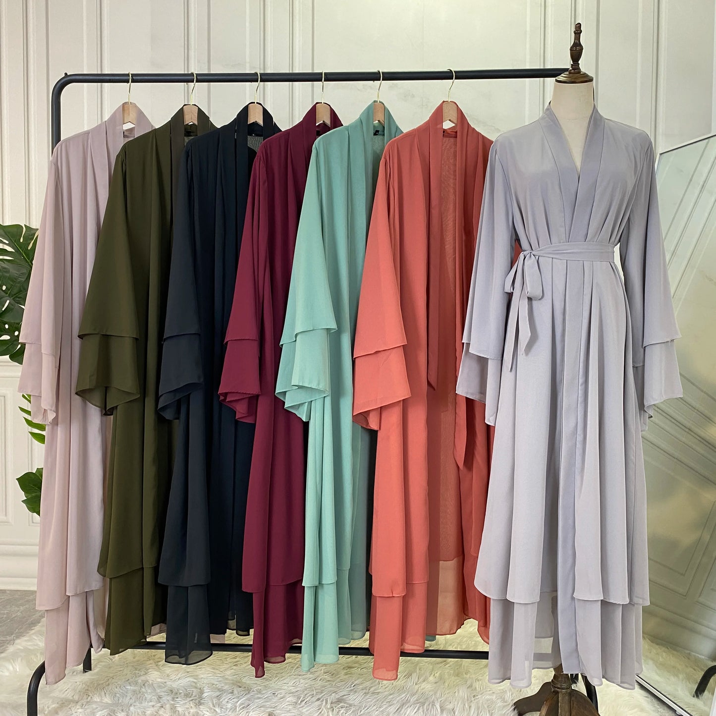 Siyana Chiffon Abaya