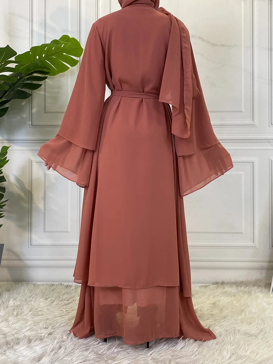 Siyana Chiffon Abaya