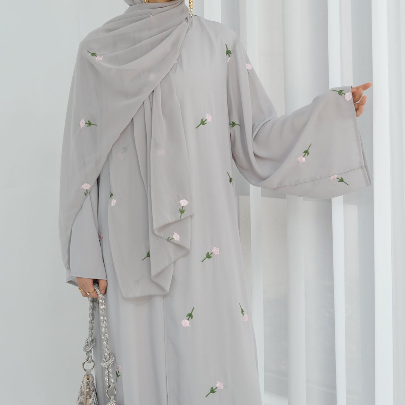 Rose Abaya