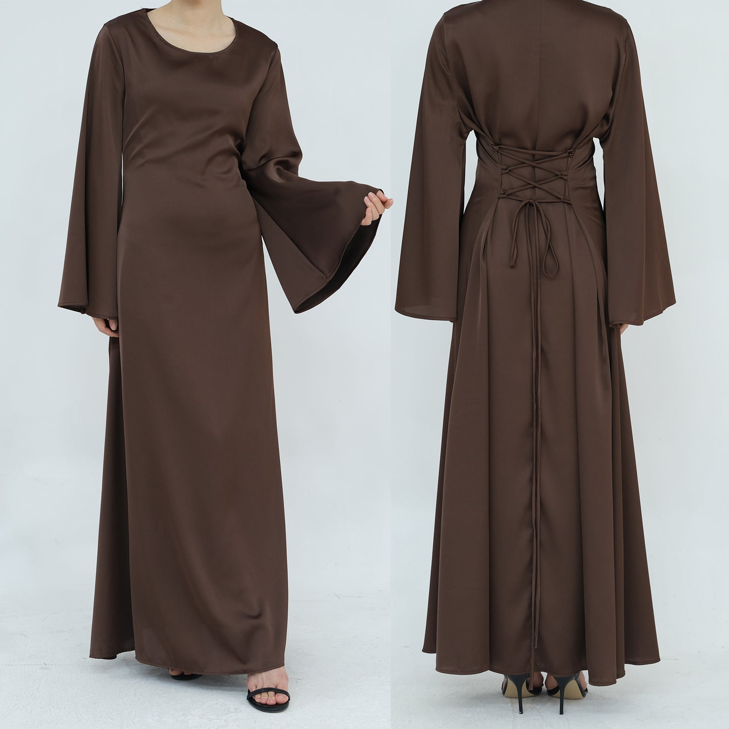 Iqra Tieback Abaya