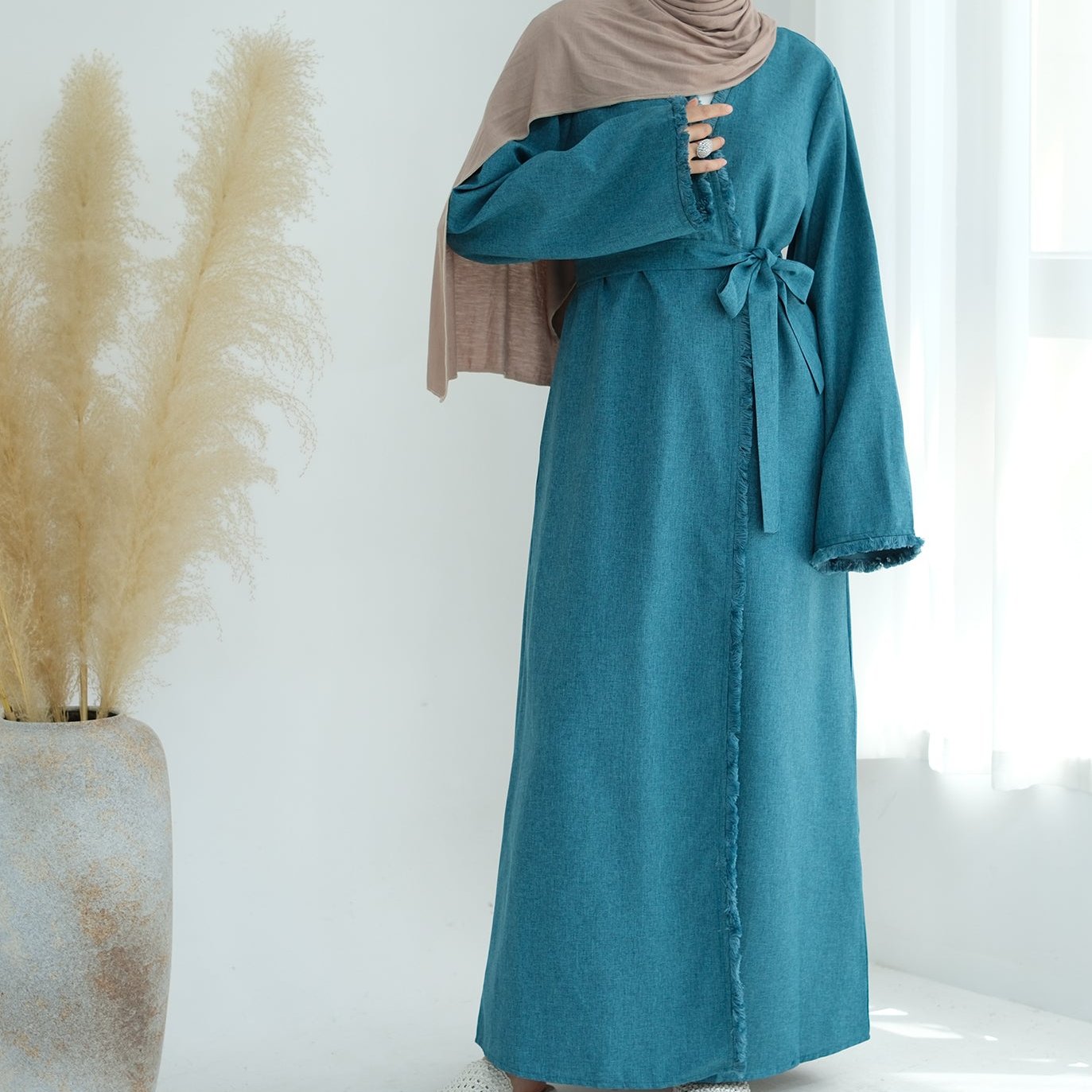 Ruffle Abaya