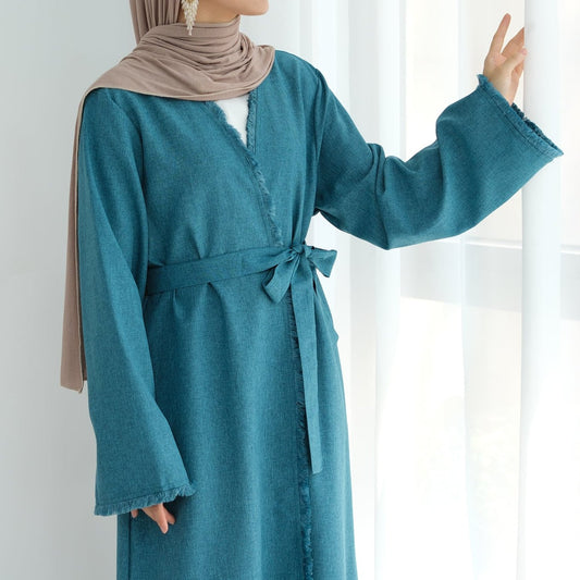 Ruffle Abaya