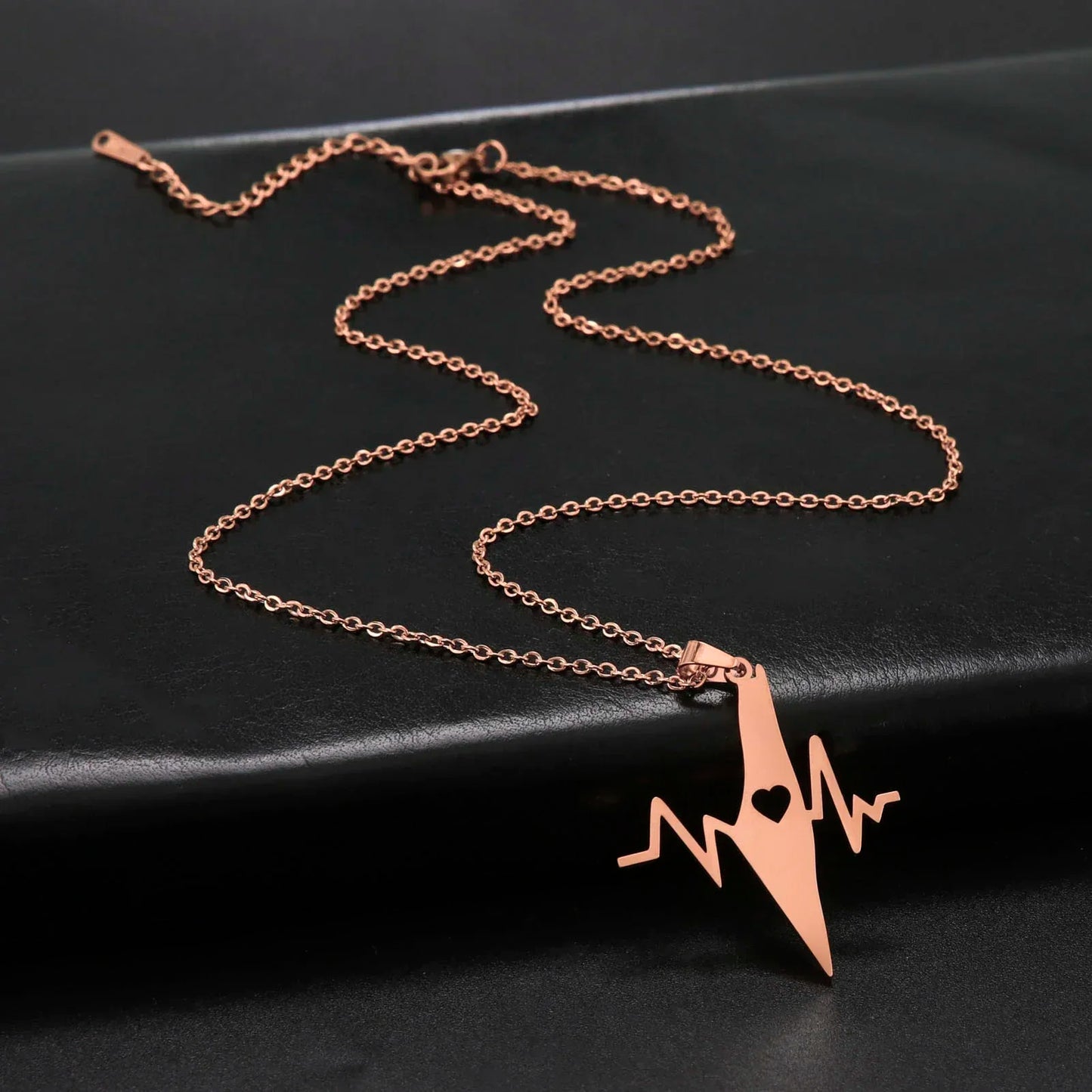 Palestine Heartbeat Necklace