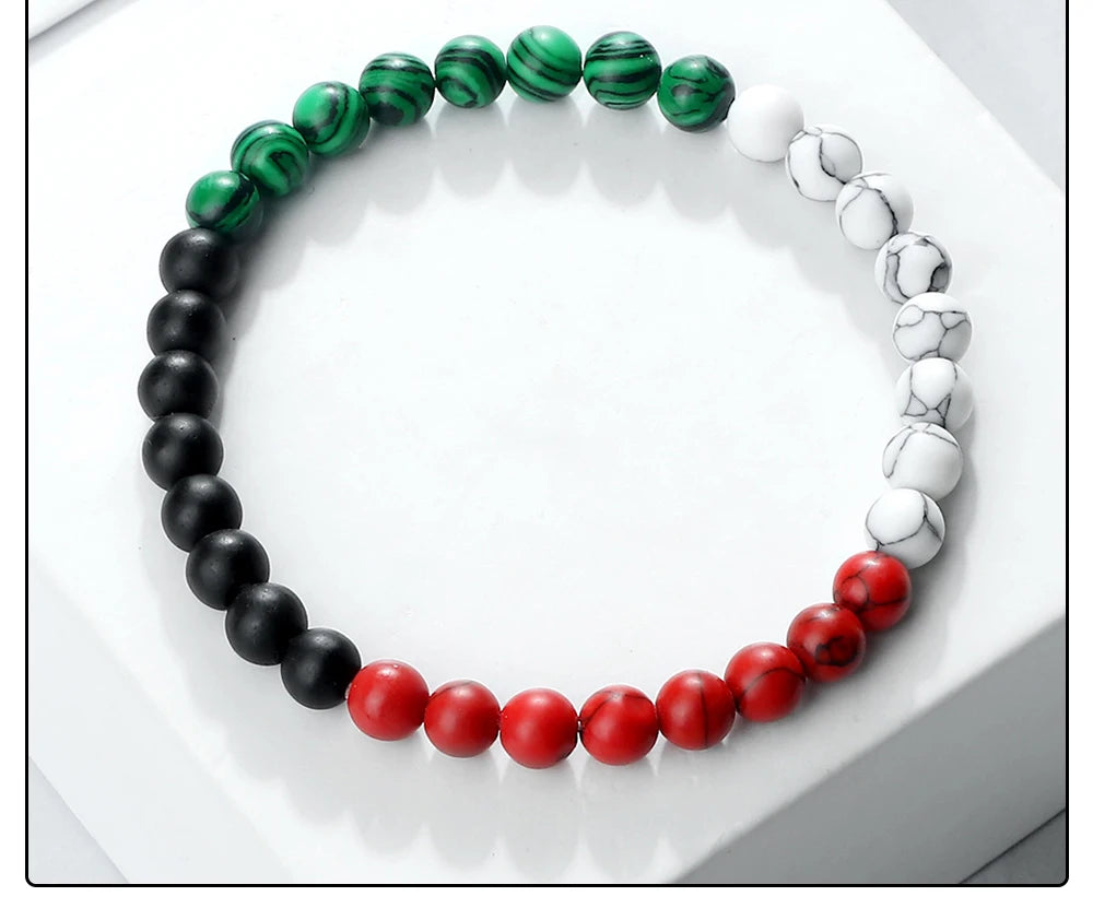 Palestine Bead Bracelet