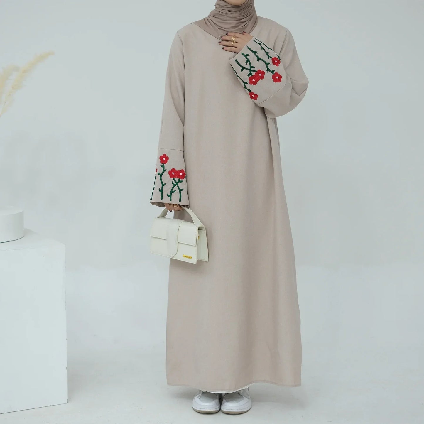 Flora Linen Abaya