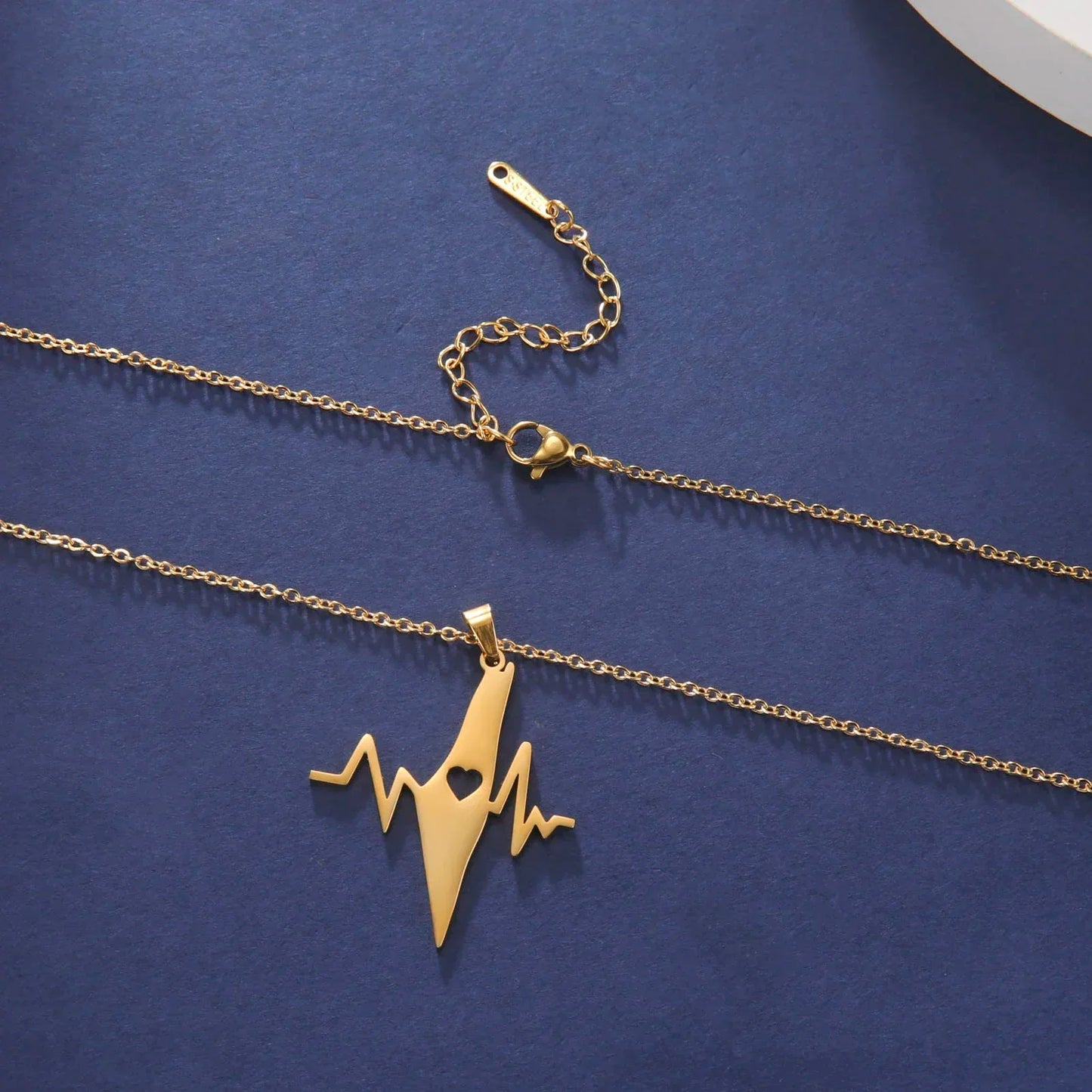Palestine Heartbeat Necklace