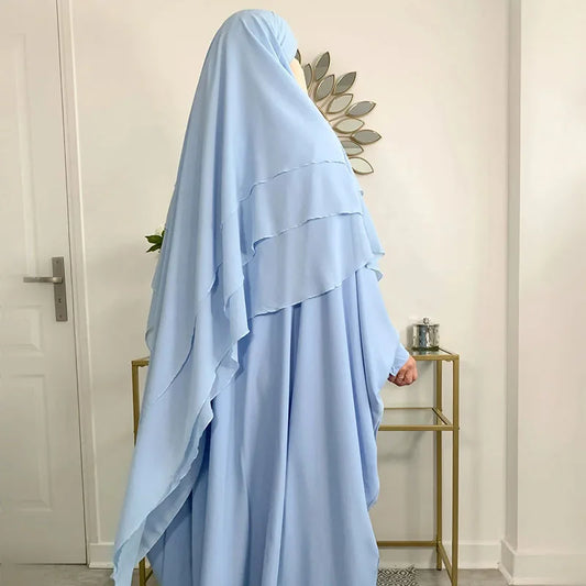 Three Layer Chiffon Niqab